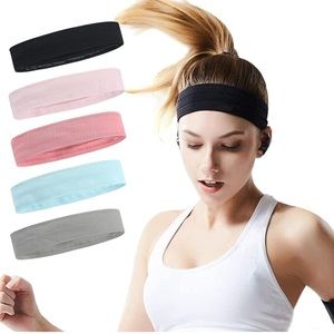 (5 pcs) Toplay Workout Headbands